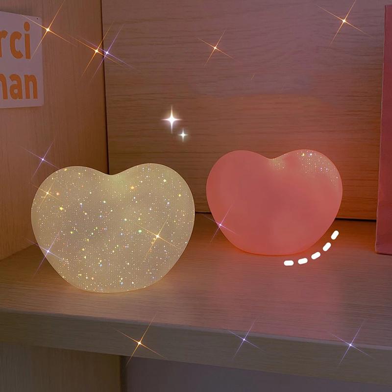 Love Night Light Atmosphere Light Girl Heart Bedside Bedroom Sleep Light Soft Light Nightlight Tabletop Decoration
