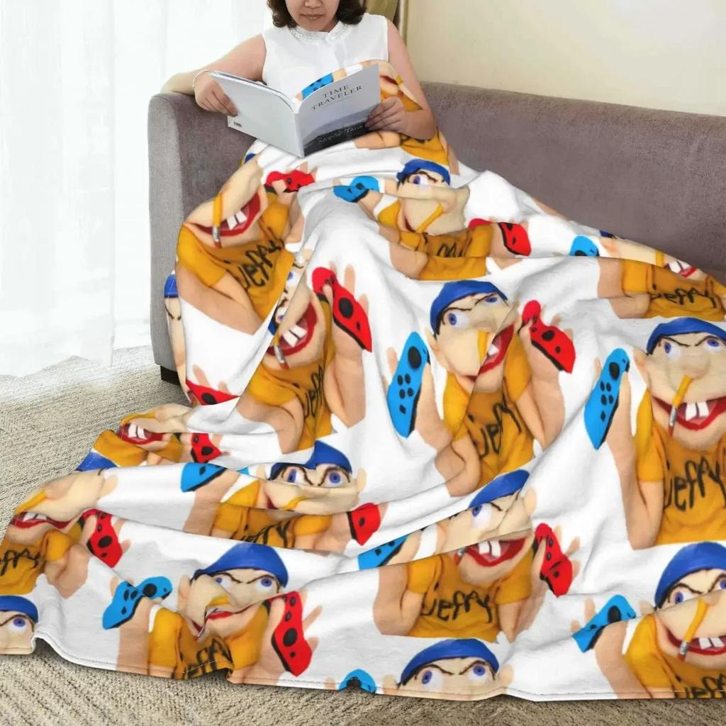 Sml Jeffy With Switch Weighted Throw Blanket Trendy Portable Living Room AntiPilling  soft blankets thick for winter
