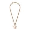 Olivia Burton Classic Lock Heart Rose Gold Pendant Necklace for Authorized Retailer (24100263) Women,
