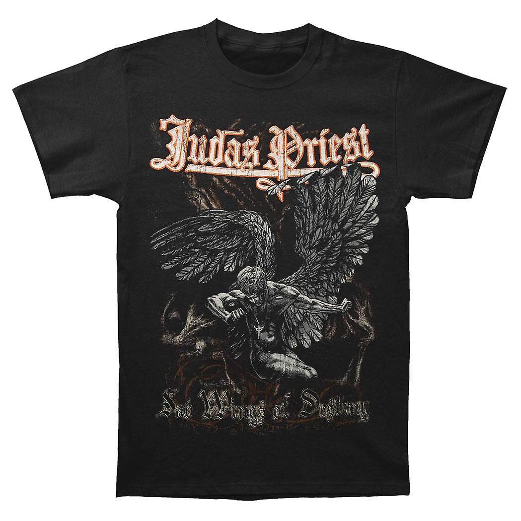 

Judas Priest T-Shirt Sad Wings Band New Black Official S