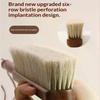 1Pcs Reusable Natural Fiber Bristles Soft Dust Brush With Wooden Handle For Cleaning Beds Sofas Furniture And Coats