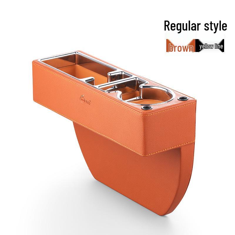 Car Seat Gap Organizer with USB Charger & Cup Holder