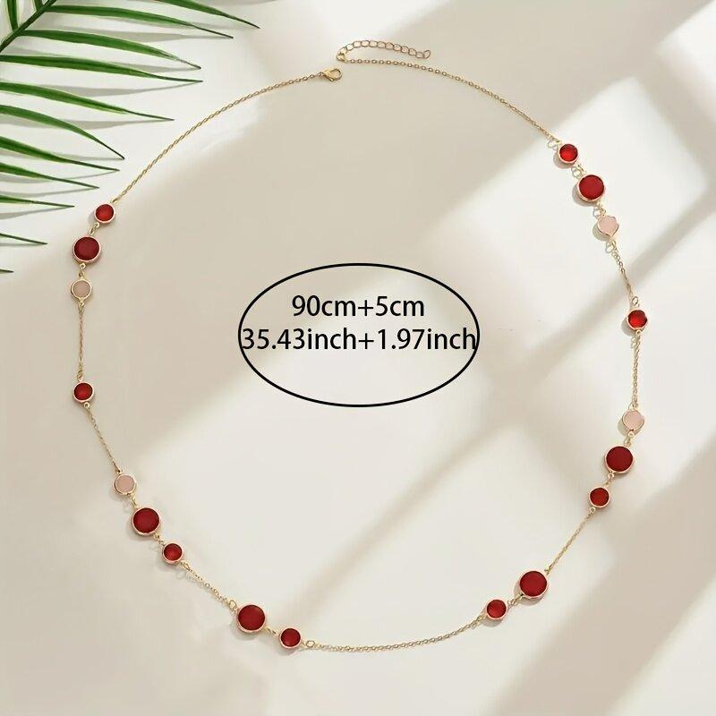 Collier long simple pour femme
