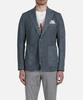 Panicale Blue Stone Washed Cotton Jacket