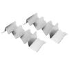 2Pcs Outdoor Stove Windscreen Foldable Portable Stainless Steel Camping Cooking Windshield