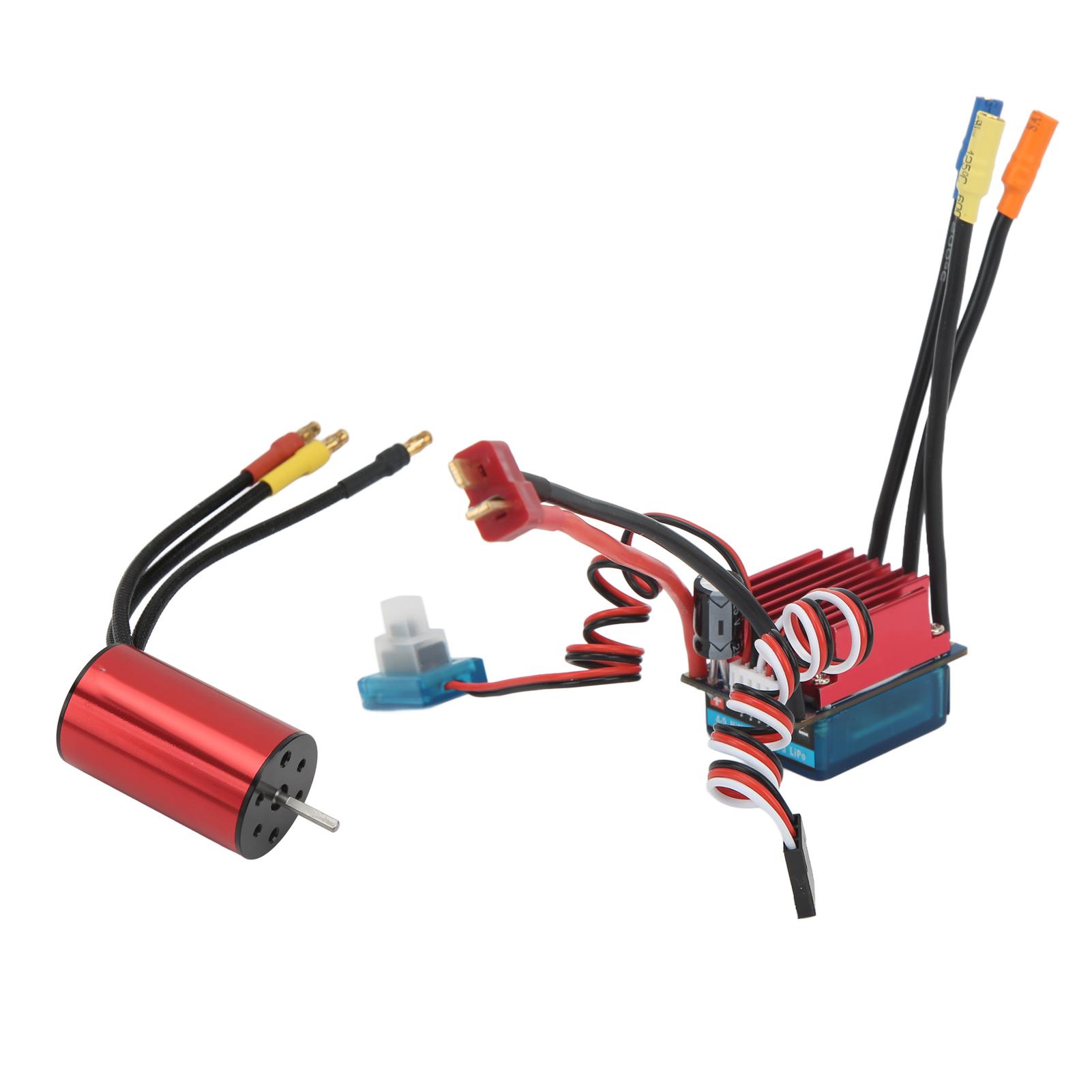 

4600KV Brushless Motor and S35A ESC Aluminum Alloy High Accuracy Brushless Motor with ESC for RC Cars