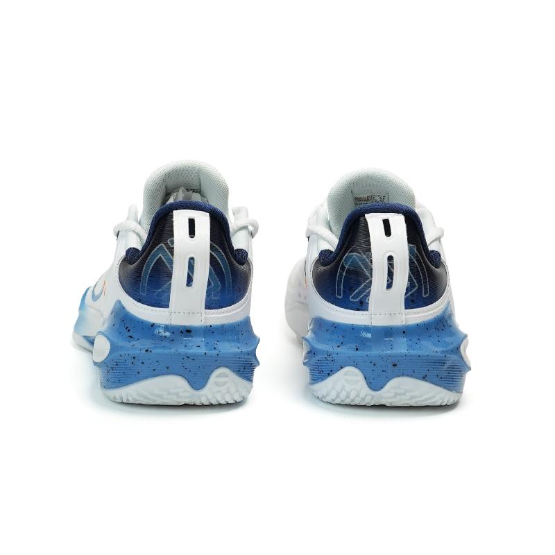 Li Ning Flash Attack 11 CBA Sichuan Team PE Edition Men Basketball Shoes White Blue ABAU053-32