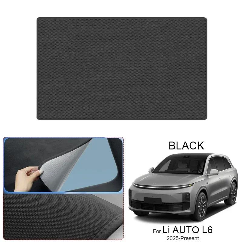 For LI AUTO L6 2025-Present Car Sunroof Sunshade Heat Insulation UV Protection Electrostatic Suede Skylight Cover