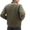Vans Reversible Sherpa Fleece Long Sleeve Logo Sports Jacket Men Outerwear Military-Green VN0A5KLN0CT