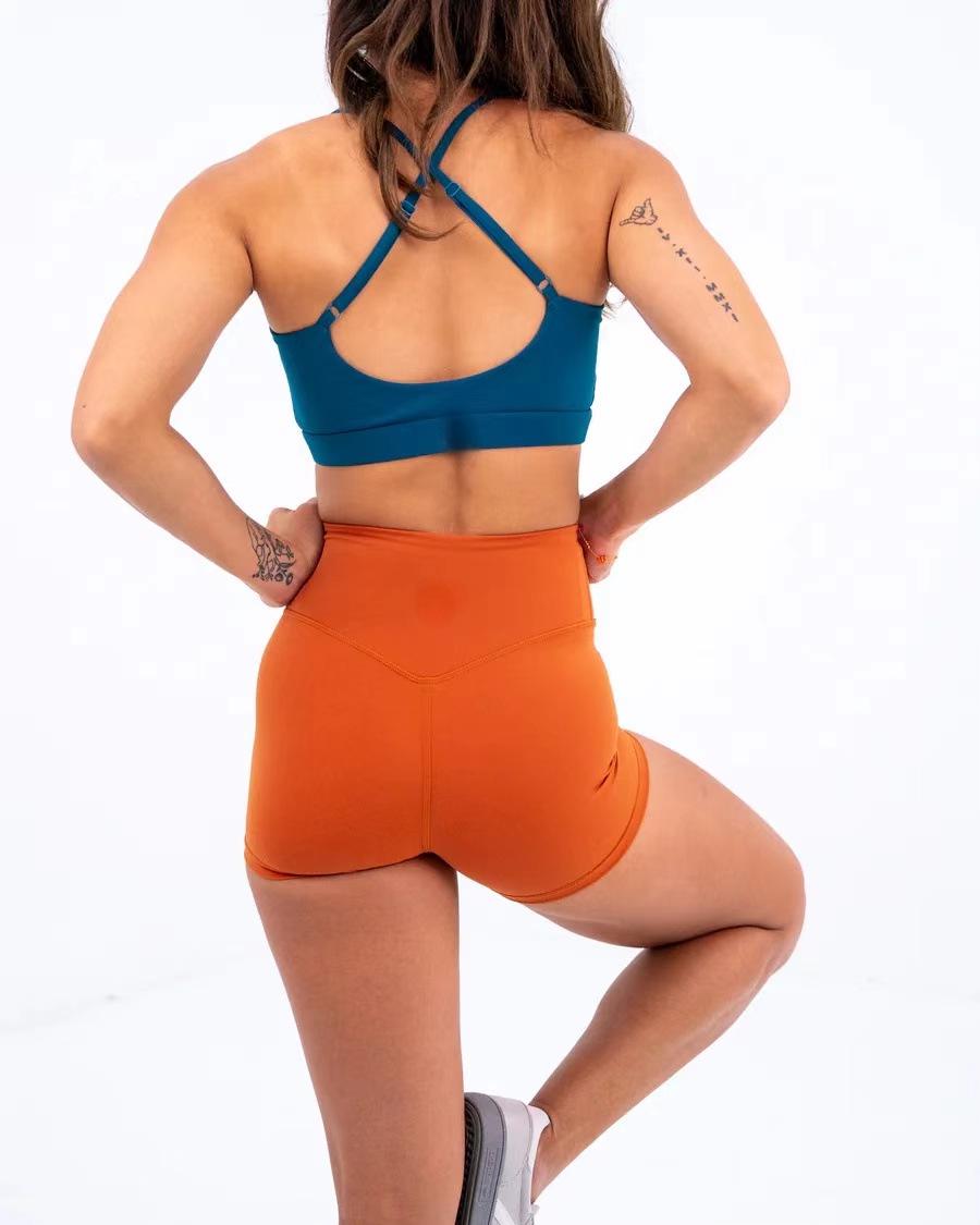 

Дихаючі шорти для йоги з контролем живота - Вологовідвідні, безшовні, високоеластичні для жінок Large