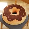 Dekorace Donut Plyšový polštář jako skutečný Fantastický prsten ve tvaru potravinového plyše Měkký kreativní sedák Polštář pod hlavu Vánoční dárek