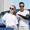 2 PCS Multi-color Sport Sleeves UV Sun Protect Ice Silk Sunscreen Cuff Arm Guard