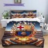 Cartoon Pattern Bedding Quilt Set Quilt Cover Pillowcase Home Decoration Birthday Gift (1 * Duvet Cover + 2 * Pillowcase, Without Core)
