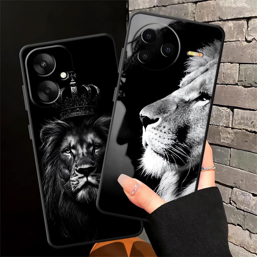 Funda Phone Cover Case for Xiaomi Redmi K40 K80 Pro 10 A3 12C A4 A1 A2 Plus A5 13C 9 14C Cool Animal Tiger Lion