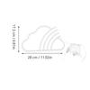 Stylish LED Neon Light Cloud Rainbow Design for Room Bar Mall Decor Neon Sign for Holiday Party Decoration LED Cloud