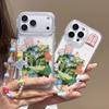 Cute Animal iPhone 17/16 Case with Bracelet: Creative, Protective 15 Pro Max Design