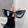 Trendy Cat Eye Sunglasses Women Men Retro Mirror Lens Stylish Sun Glasses Female Male Personality Colors