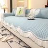 Summer Sofa Cushion  New Cool High-End Sofa Mat Seat Cushion Straight Row Sofa Cover Cover Cloth
