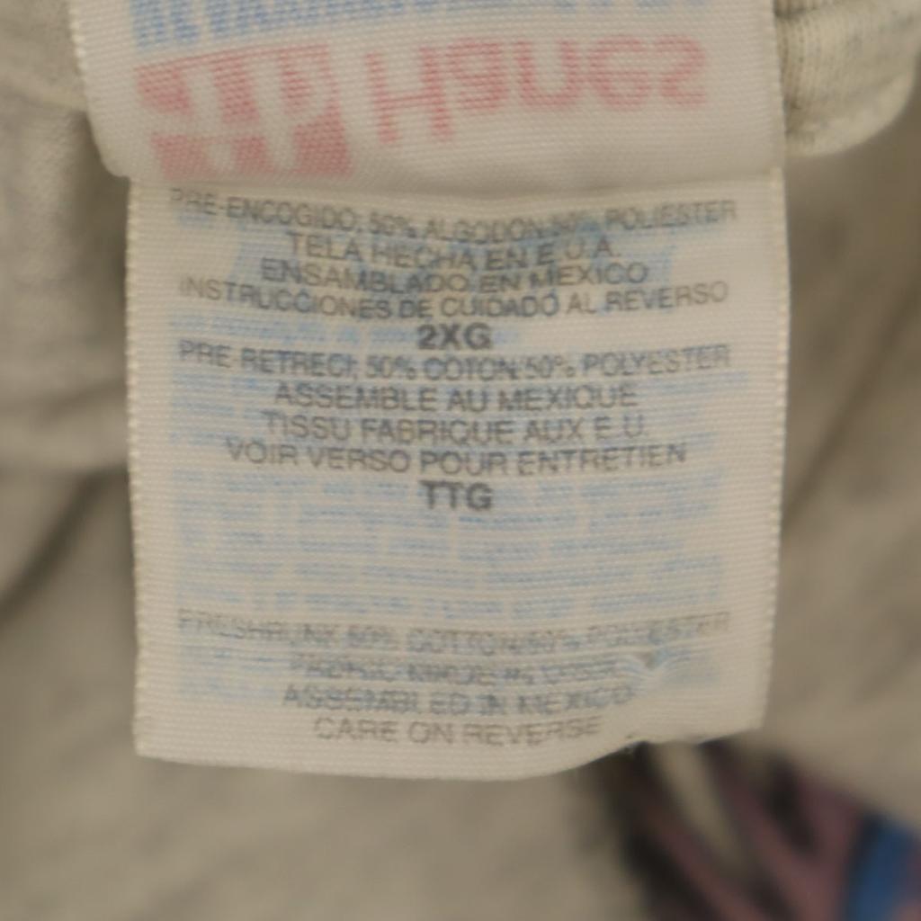 Hanes 90s Old Short sleeve T-shirt XXL Heavyweight Single Stitch Big Size Men's Used