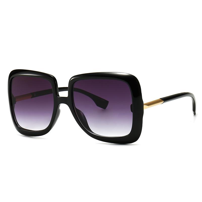 

New Vintage Oversized Square Sunglasses Women Luxury Brand Design Fashion Big Frame Gradient Sun Glasses For Female UV400 Shades
