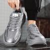 Men's Platform Sneakers Breathable Casual Men Gray Outdoor Comfort Anti Slip Versatile Fashion Four Season Running Shoes