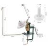 Hand Operated Bobbin Winder Fibre Wool Bobbin Winder For DIY Sewing Crochet Hand Tools Manual Swift Wool Bobbin Winder