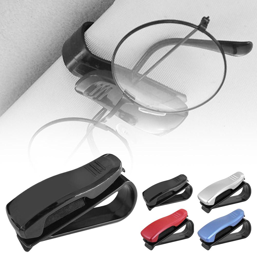 Universal Car Auto Sun Visor Glasses Box Sunglasses Clip Card Ticket Holder Fastener Pen Case Eyeglasses Clips Accessories