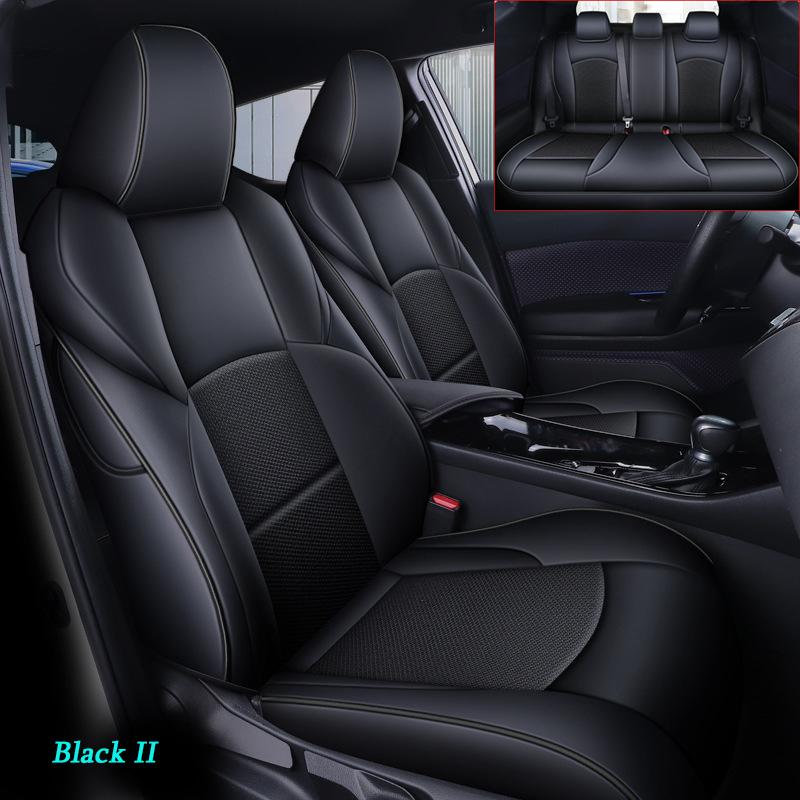 Car Styling Seat Cover For Toyota CHR 2018 2019 2020 2025 2025 2025 2025 Protecting Seat Cushion Leather Accessories -Full sets
