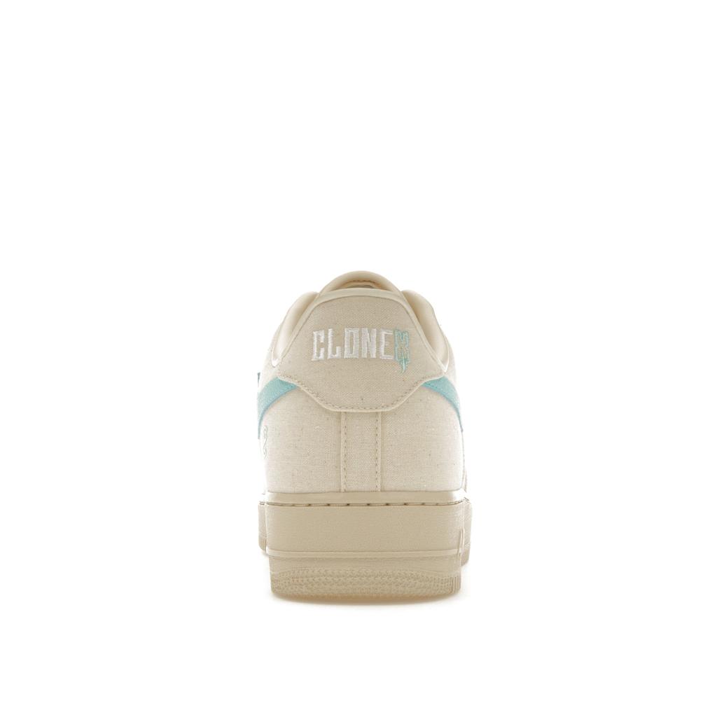 Nike RTFKT X Air Force 1 Low Human Unisex Sneakers Cream Natural Baltic-Blue FQ3954-100