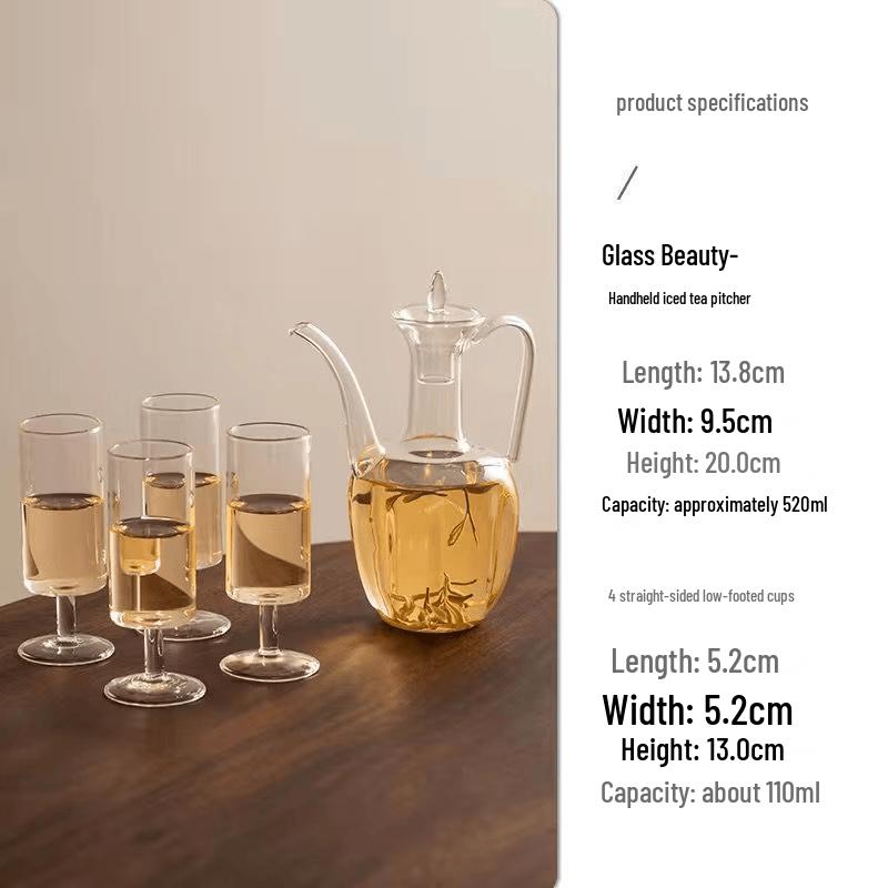 Ceramic Cold Brew Tea Set with Beauty Pot