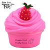 Soft 60ml Butter Slime Non-sticky with Charm Super Stress Relief Fruit Cherry Toy for Children Tear Resistant