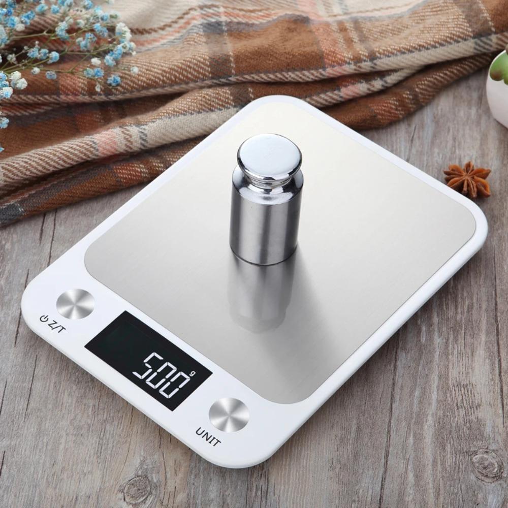 Rechargeable Digital Scales LED Display Baking Scales Multifunctional Food Scales  Coffee Bean