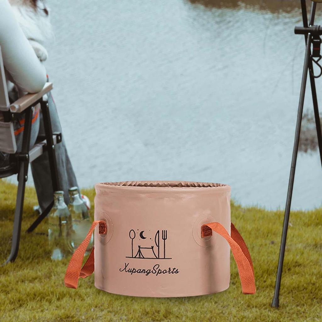 Collapsible Bucket Fishing Leakproof Waterproof Portable Water Container Foldable Wash Basin