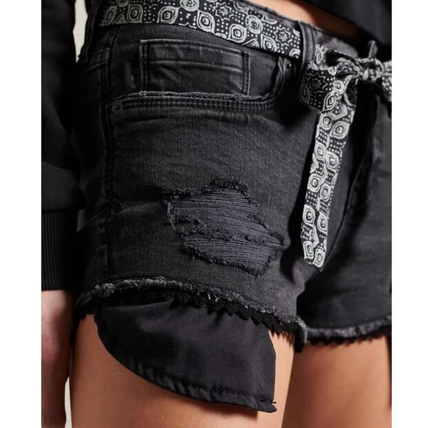 Superdry Lace Hot Denim Shorts