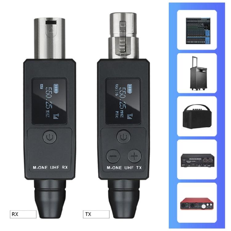 Convenient Wireless Microphone System Converter Built in 1000MAh Battery