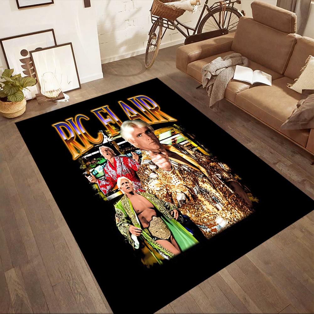 Ric Flair Square Rugs Are a Great Choice for Living Rooms, Bedrooms, Home Décor, and As Gifts.