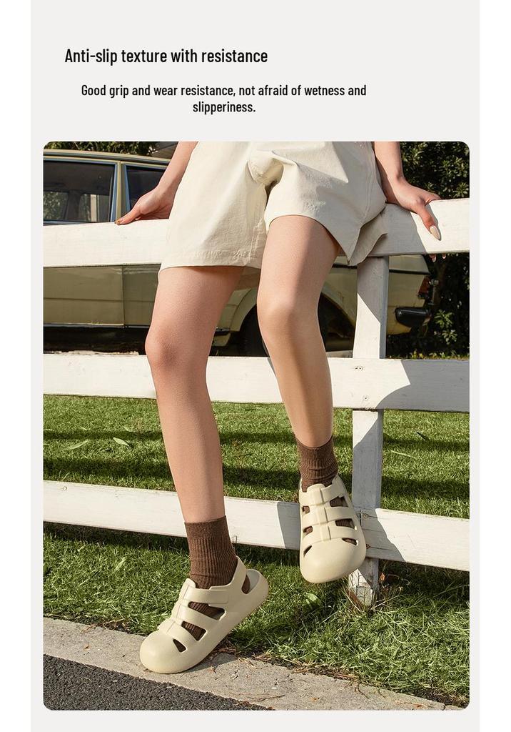 Puxi Liang Influencer Style: Summer Elastic Non-Slip Closed-Toe Roman Sandals