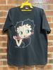 Vintage 90s Betty Boop Retro Styl Černé Unisex Tričko Přetisk S-5XL KH11294 Unisex Tričko