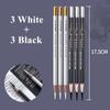 6 Pieces/Set Professional Pencil Black White Charcoal Pencils Charcoal Pen Sketch Pencil  Drawing
