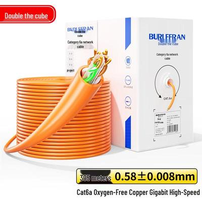 Beilifang CAT6A/CAT7 Ethernet Cable for Engineering & Home Use