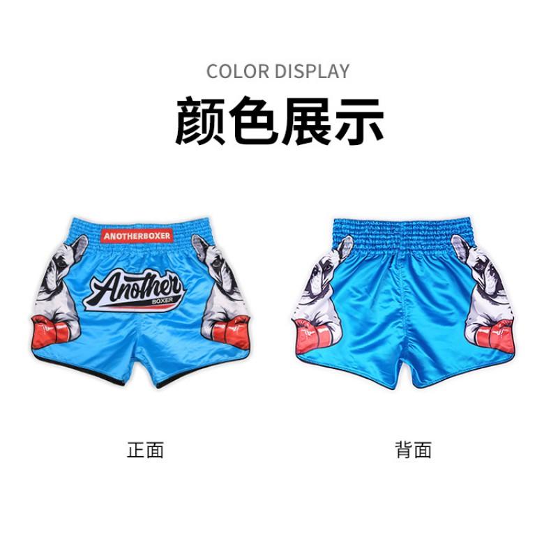Boxing Training Pants Men Women French Bulldog Design MMA Muay Thai Combat Sport Shorts