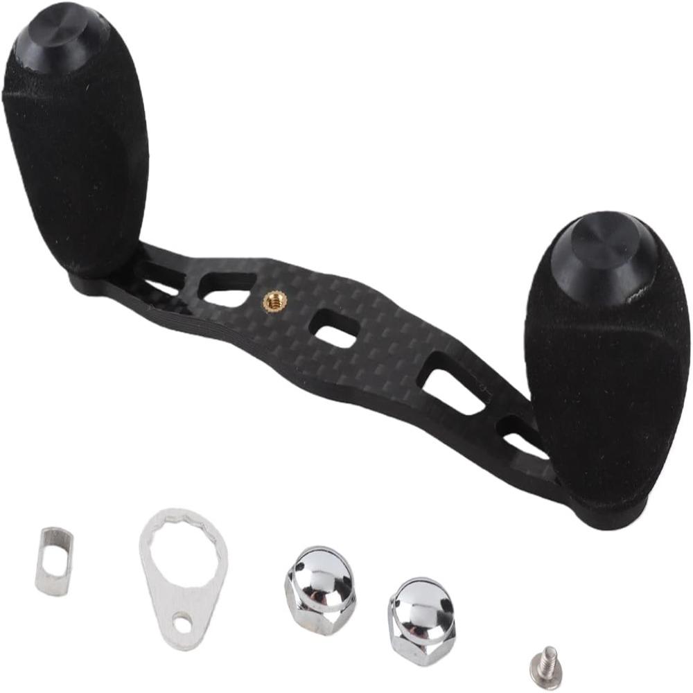 EVA Knob Baitcasting Reel Handle Carbon Fiber Trolling Reel Handle  For Trolling Reels