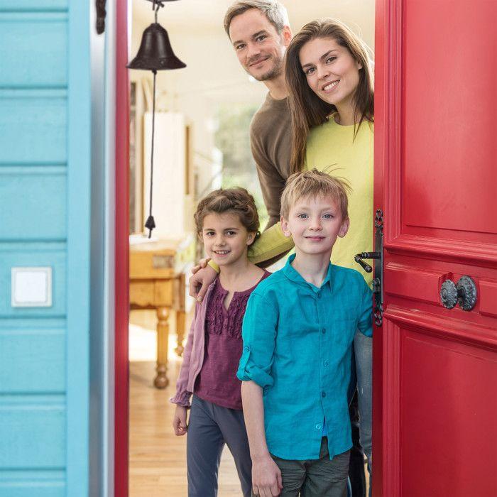 Relaxdays cloche sonnette fonte welcome style antique lettres d’or enseigne oiseaux porte maison &amp; jardin, brun foncé