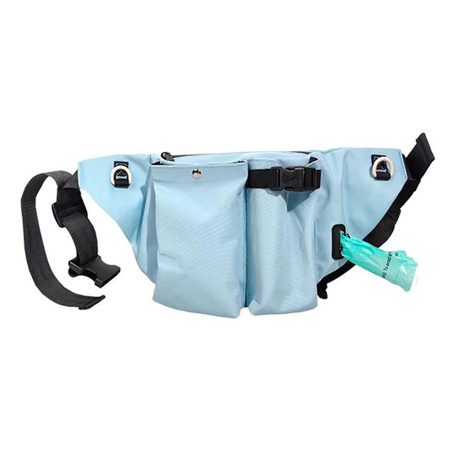 Portable Pet Treat Bag Large Capacity Dog Snack Pouch for Outdoor Training