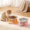 Detachable Pet High Footed Bowl Protect Cervical Spine Dog Drinking Bowl  Pet Feeding