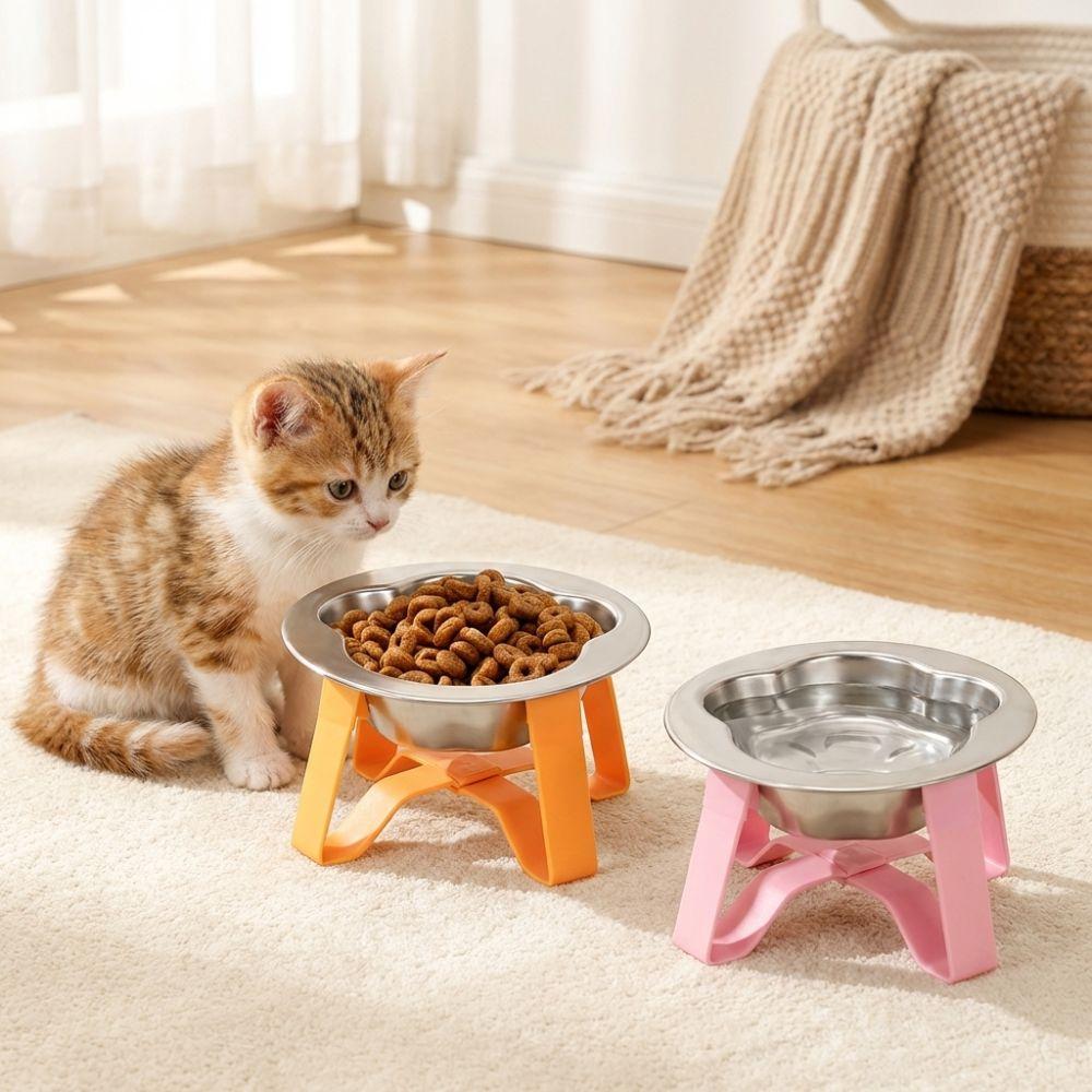 Detachable Pet High Footed Bowl Protect Cervical Spine Dog Drinking Bowl  Pet Feeding
