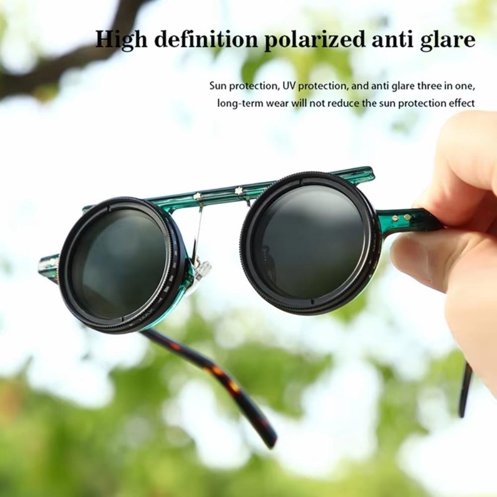 ND Filter Adjustable Dimming Glasses ND2-400 Fishing Sunglasses Fashion Sun Glasses  Driving