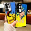 Blue Yellow Ukrainian Girl Plating Phone Case For Samsung Galaxy S24 S25 FE S26 Edge S23 Ultra S22 S21 Plus S20 Anti-Fall Airaba