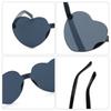 Accessories Eyewear Trendy Candy Color Sunglasses For Women Heart Glasses Rimless Heart Sunglasses