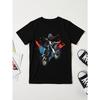 European Sizes Boys' Motocross Dirt Bike Graphic T-Shirt - Cotton Regular Fit Short Sleeve Tee with Vibrant Action Print, Breathable Summer Casual Top
